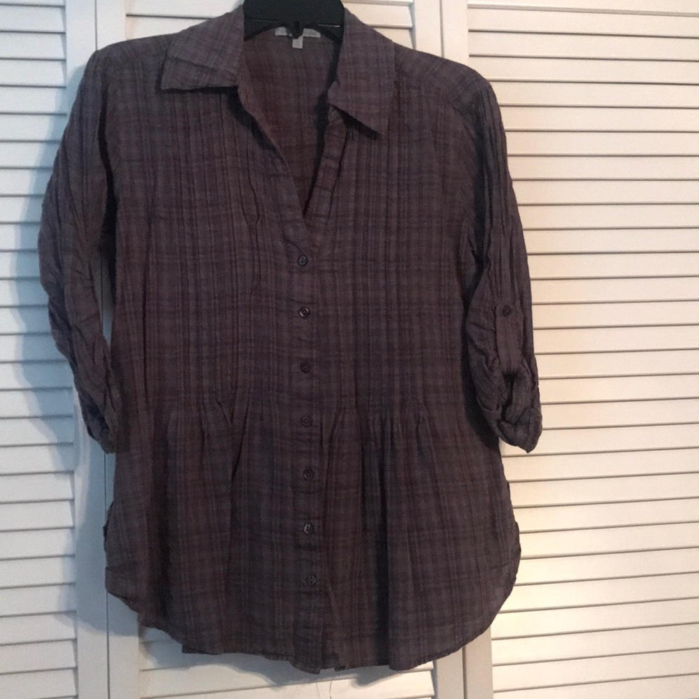 Grey tunic top